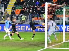 Interpress\M.Tagliapietra Venezia 22.12.2021.- Calcio Venezia\Lazio. Occasione Ebuehi.