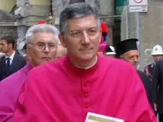 LA SPEZIA VESCOVO : FOTO MONSIGNOR FRANCESCO MORAGLIA VEDERE IL NOME DEL FILE PER EVENTUALE AGGIUNTA NOTA DIDASCALICA