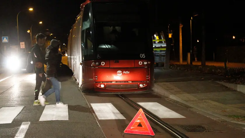 tram bloccato in viale San Marco causa black out elettrico