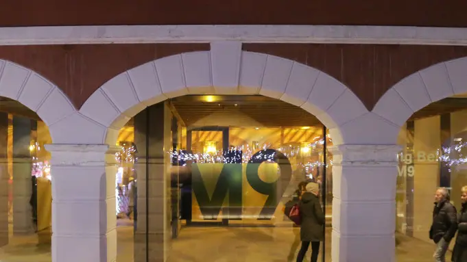 Foto Agenzia Candussi/ Chiarin/ Mestre, via Poerio/ Apertura al pubblico del chiostro dell'M9
