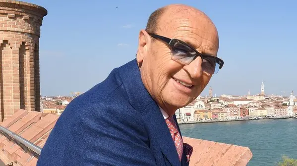 Interpress/M.Tagliapietra Venezia 15.04.2019.- Presentazione progetto San Giobbe (Ex Enel). Marseglia Group. Molino Stucky. Nella foto il Presidente Leonardo Marseglia.