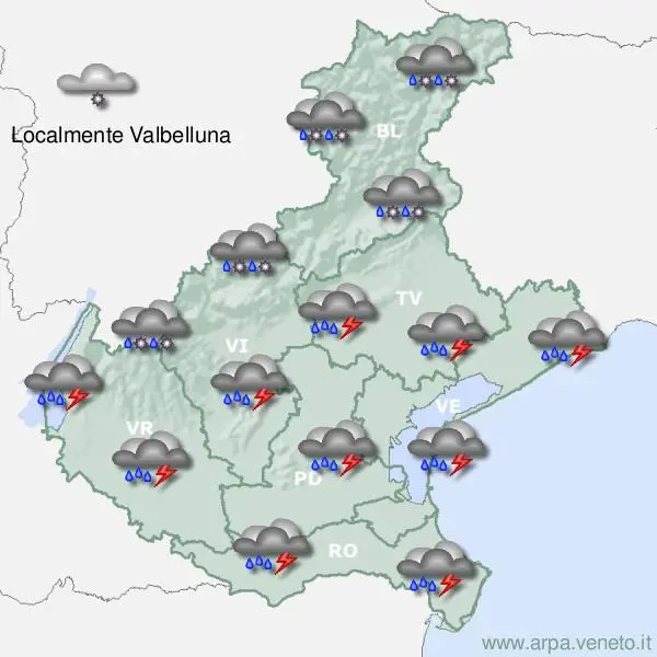 Previsioni per domenica 5 maggio