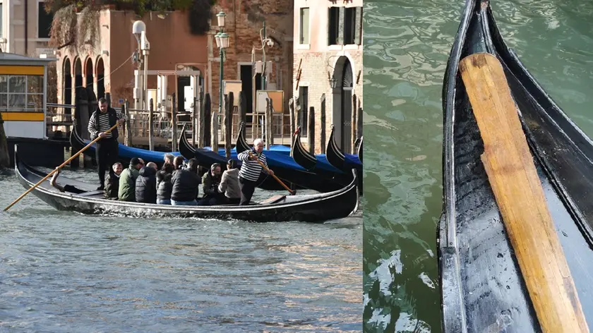 Il “coltello” mancante dal remo della gondola in riva del Carbon