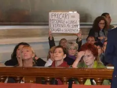 Interpress/Gf.Tagliapietra. 25.10.2016.- Consiglio Comunale, in aula le precarie e gli ambulanti.