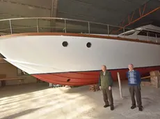 COLUCCI - DINO TOMMASELLA - PORTOGRUARO - CANTIERI CAMUFFO - MARCO (SX) E GIACOMO (DX) ALL'INTERNO DEL CANTIERE