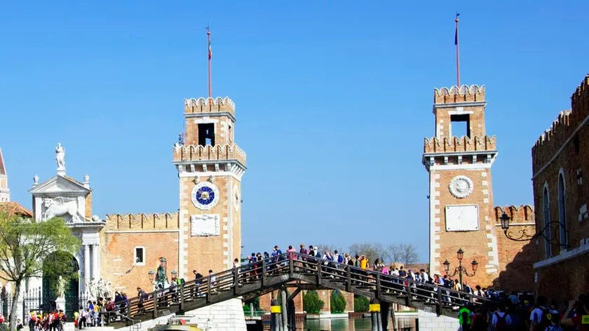 L'Arsenale di Venezia con le sue torri e gli orologi restaurati