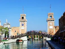 L'Arsenale di Venezia con le sue torri e gli orologi restaurati