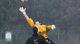 FESTA. A sinistra Bruno Tedino a destra il primo gol di Nicoletti