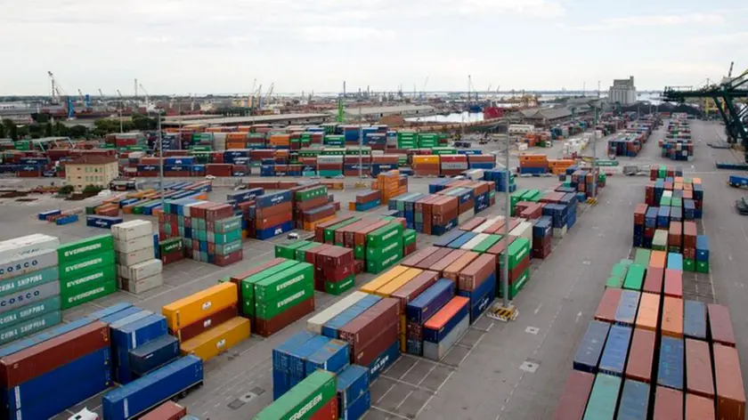 Container al Porto commerciale di Marghera