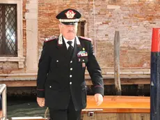 Interpress/Mazzega Mion Venezia, 13.09.2013.- Carabinieri Venezia, nella foto l'arrivo dell Gen. D. Sabino Cavaliere a San Zaccheria per i saluti e le premiazioni oprima del suo trasferimento a Roma.-