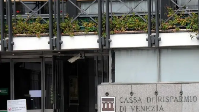 Interpress/Mazzega Vitucci Venezia, 15.10.2014.- Cassa di Risparmio di Venezia Campo Manin