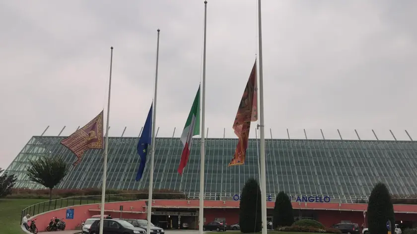 L’ingresso dell’ospedale All’Angelo di Mestre dove è stato portato il turista