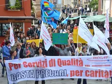 Interpress/Mazzega Venezia, 19.05.2016.- Manifestazione dipendenti Funzione Pubblica.- Nella foto a San Felice