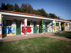 murales al centro sportivo di chirignago