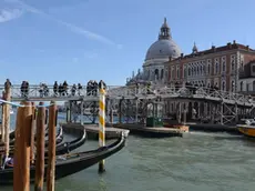 Interpress/Matteo Tagliapietra. 17.11.2017.- Inaugurato il ponte votivo dal Sindaco Brugnaro e dal Patriarca Francesco Moraglia.