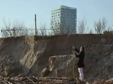 L'immagine simbolo dell'erosione della spiaggia a Jesolo