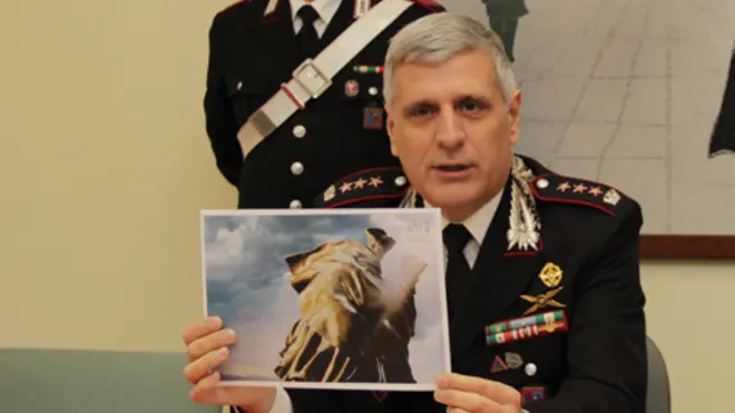 Presentazione del Calendario 2014 dei Carabinieri presso la caserma di via Miranese