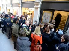 Pivato Interpress/Tagliapietra Venezia 15.11.2012.- La collezione di Maison Martin Margiela da H&M in campo San Luca.