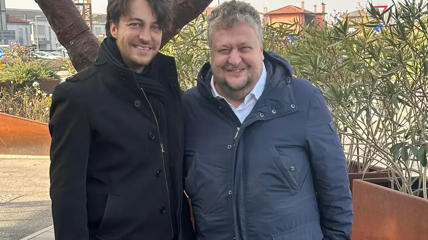 La foto postata da Alberto Stefani, segretario regionale della Lega, per esprimere la sua solidarietà a Giuliano Fogliani