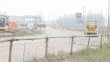 L’area destinata al nuovo parcheggio, nei pressi dell’aeroporto Marco Polo