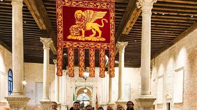 Ilgruppo degli specialisti di Ortopedia al termine dell'"OrtoDay" a Venezia