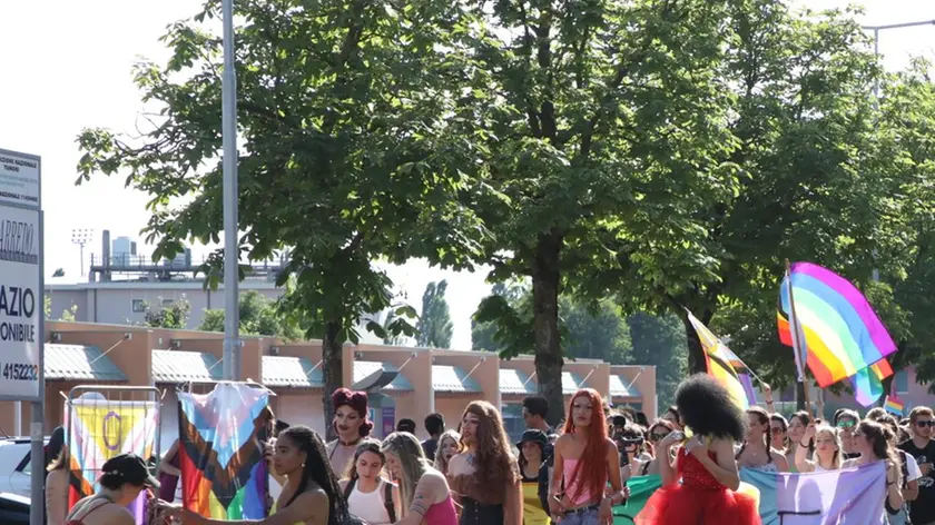 Una precedente edizione del Gay Pride a Dolo