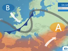 La situazione meteo