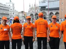 Interpress/Mazzega Morsego Venezia, 31.07.2014.- Caffè Florian, Presentazione del Pres.Nardo (Ass.Piazza San Marco) e Bianchin FAI e sponsorizzato da Costa Crociere i "Guardians"di Piazza San Marco.-