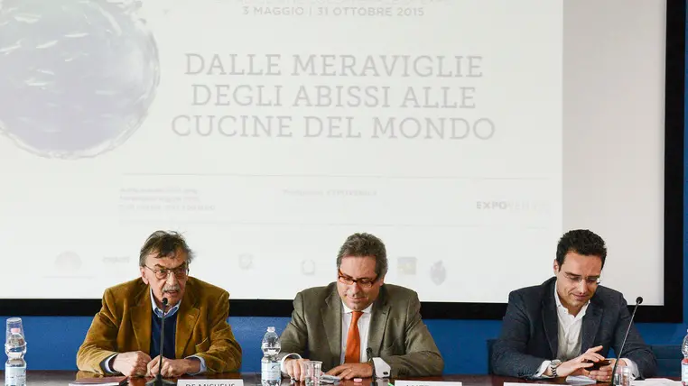 Presentazione del programma degli eventi Expo Aquae 2015 presso il centro culturale Candiani a Mestre