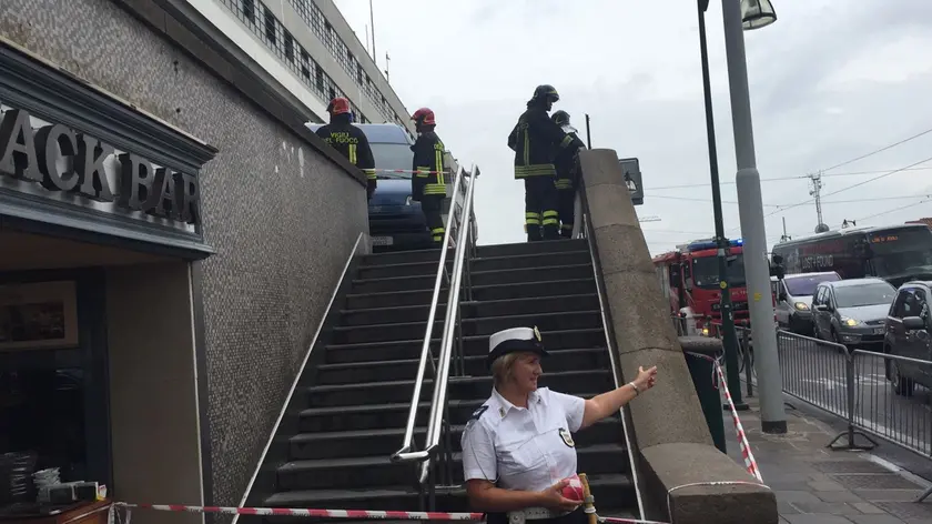 Allarme bomba al garage comunale di Venezia