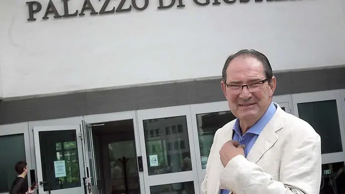 BELLOTTO - AGENZIA BIANCHI - PADOVA - ARRIVO DI GIANCARLO GALAN IN TRIBUNALE