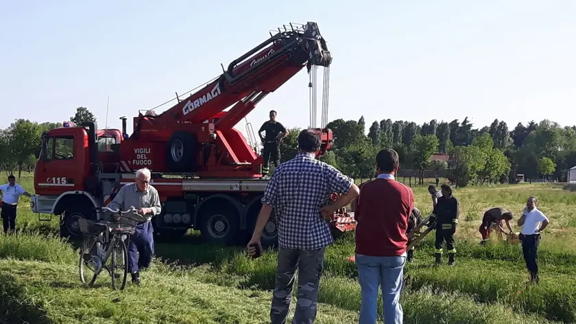 Il luogod ella tragedia (foto Lorenzo Pòrcile)