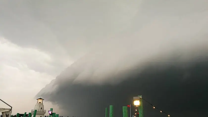 L'ultima ondata di maltempo, vista da Bibione