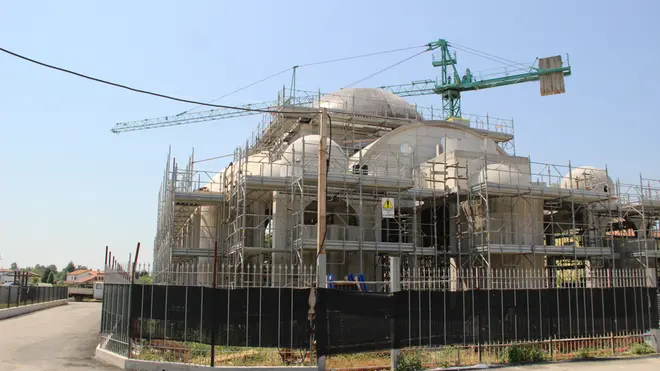 Costruzione della chiesa Cristiana Copta Ortodossa in via Orlanda a Campalto