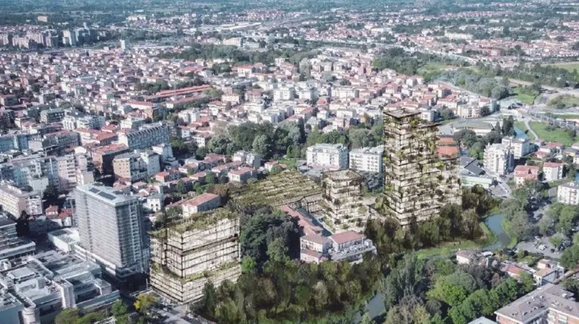 Il progetto dei nuovi grattacieli previsti nell’ex ospedale