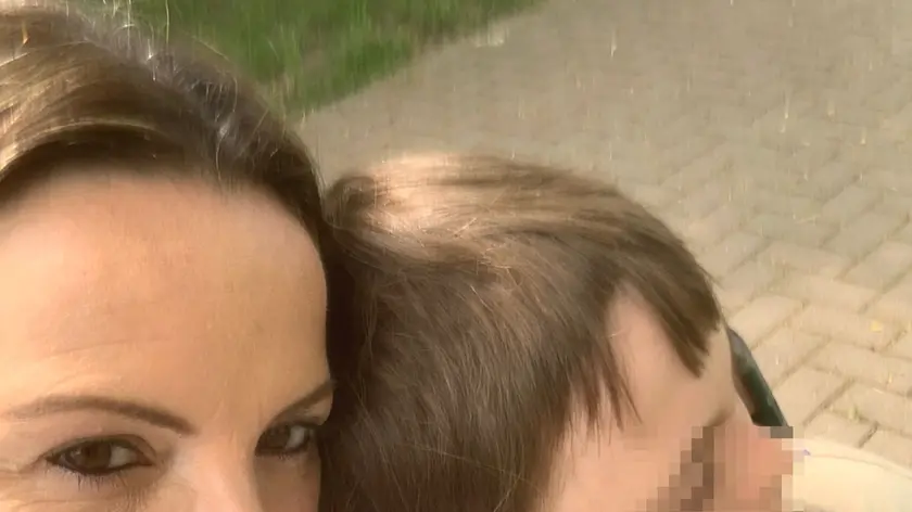 Giovanna Raia e il figlio Gabriele