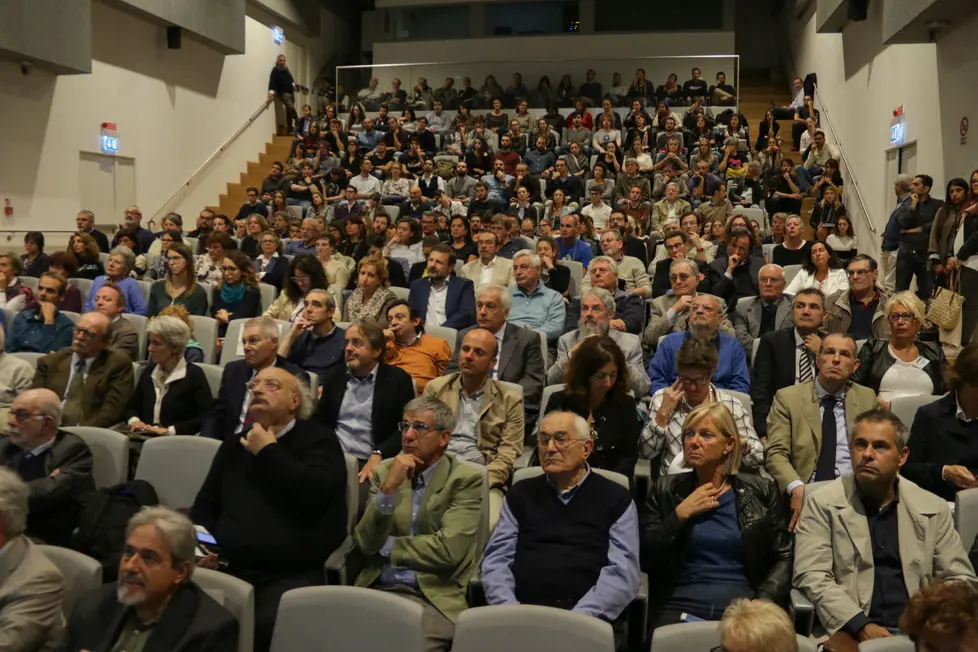 Foto Agenzia Candussi/ Chiarin/ Mestre, campus Ca Foscari via Torino/ Intitolazione dell'Auditorium del campus scientifico a Danilo Mainardi