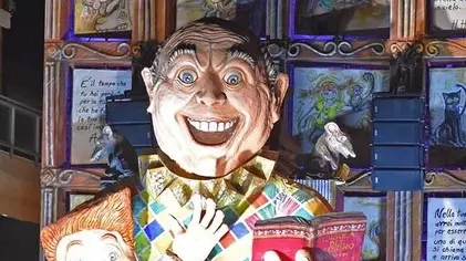 COLUCCI - DINO TOMMASELLA - CEGGIA - PREMIAZIONI DEI CARRI DEL CARNEVALE - il carro vincente