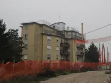 Case adiacenti al cantiere di via Olimpia, Mestre