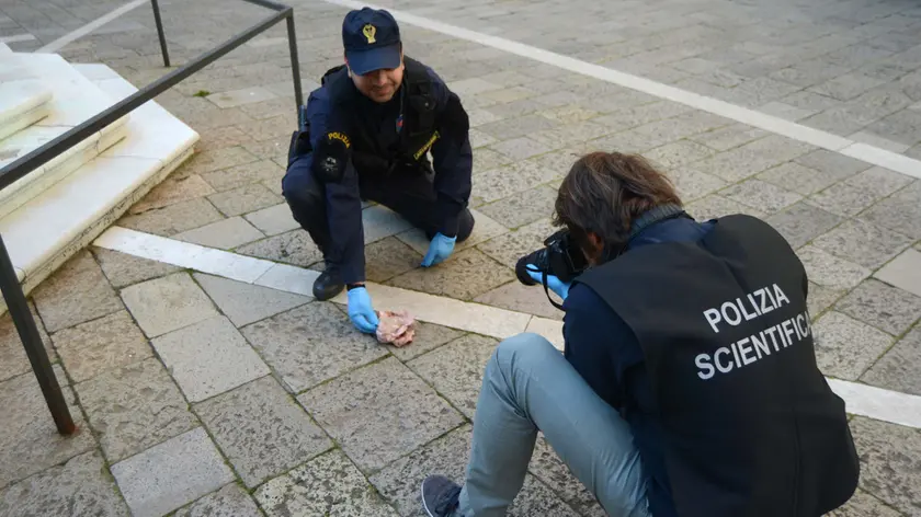 Interpress/M.Tagliapietra Venezia 24.03.2016.- Allarme bomba a Palazzo Ducale.