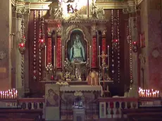 Il santuario della Madonna dell'Angelo: l'interno (foto Tommasella)