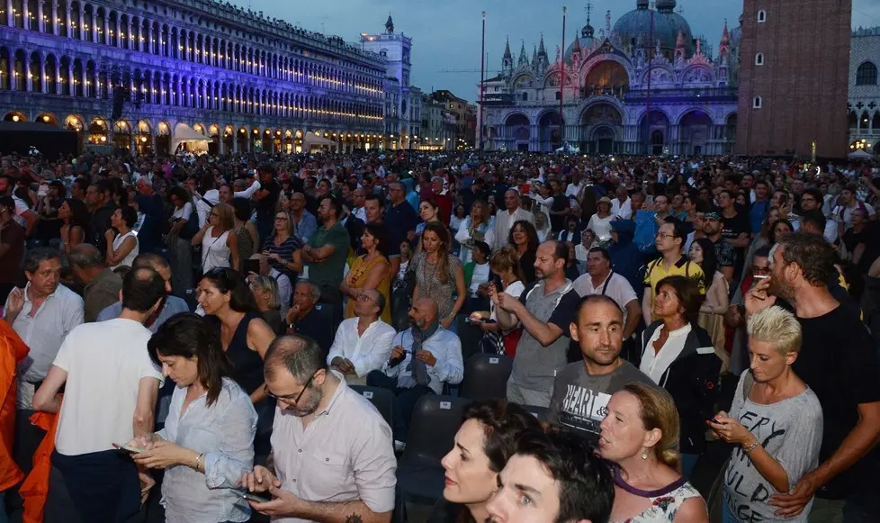 Interpress\M.Tagliapietra Venezia 03.07.2018.- Cocerto Zucchero in Piazza San Marco