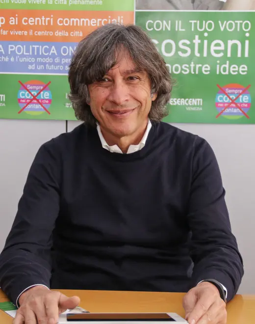 GIORNALISTA: Morsego .AGENZIA FOTO: Candussi.LUOGO: Mestre.DESCRIZIONE: presentazione del programma elettorale di Confesercenti - nella foto Maurizio Franceschi