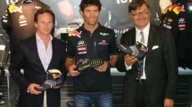 Mario Moretti Polegato con Max Weber e Chritian Horner