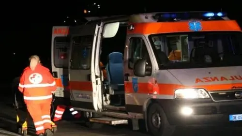 Un'ambulanza di notte