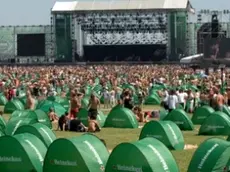A San Giuliano il camping allestito l’anno scorso in attesa dei concerti rock