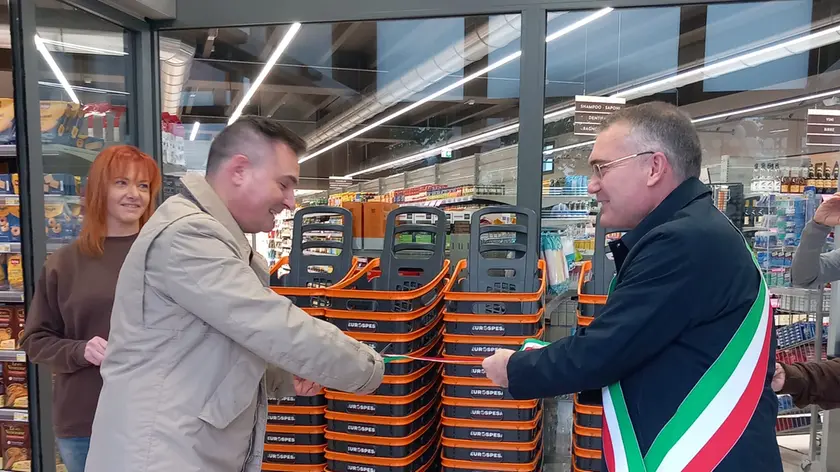 L'inaugurazione del supermercato Eurospesa a Dolo