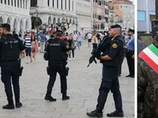 Interpress/Matteo Tagliapietra. 15.07.17.- Redentore controlli delle forze dell'ordine a San Marco a San Marco..3