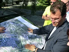 L'assessore Boraso in sopralluogo al quartiere Pertini di Mestre