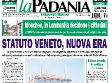 Il titolo della Padania sullo statuto di Zaia